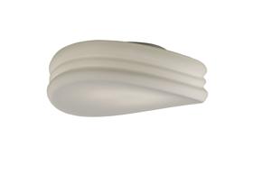 M3623  Mediterraneo Glass  Flush Ceiling 3 Light